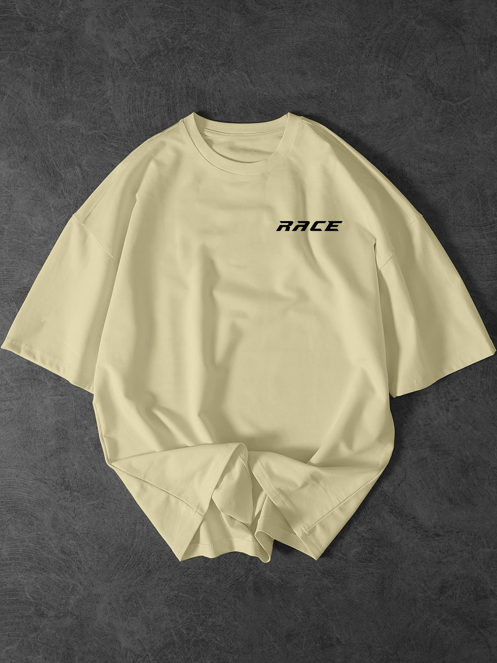 Men'S Fashion Car Pattern T-Shirt, Racing Elements Graphic Tee, Loose Fit Street Style Short Sleeve Top for Summer, Casual Attire for Car Enthusiasts, Slight Drop Shoulder Round Neck T-Shirt