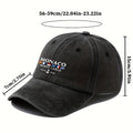 MONACO Geometric Pattern Fashion Baseball Cap, Retro Dad Hat, Outdoor Casual Hat