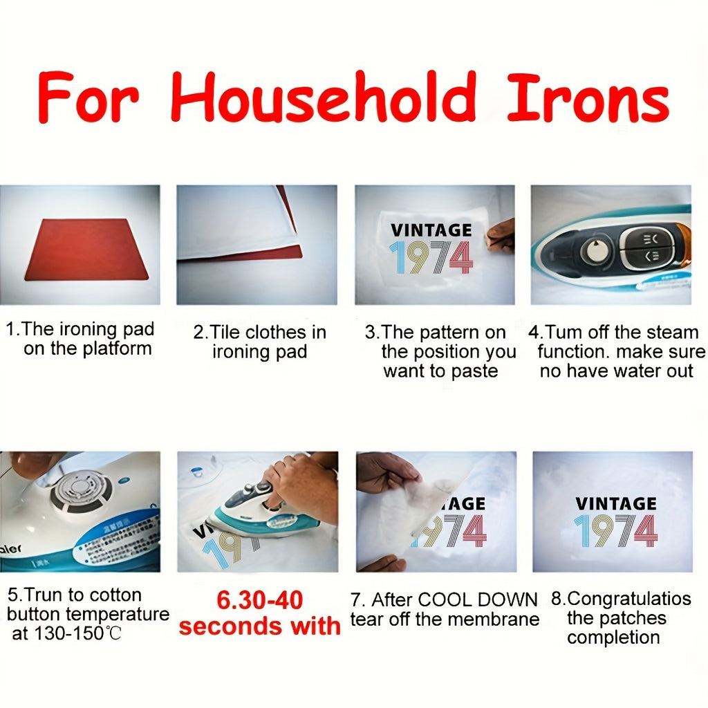 Allegedly Heat Transfer Sticker, DIY Iron-On Clothing Supplies & Appliques for Clothes, T-Shirt Making, Pillow Decorating