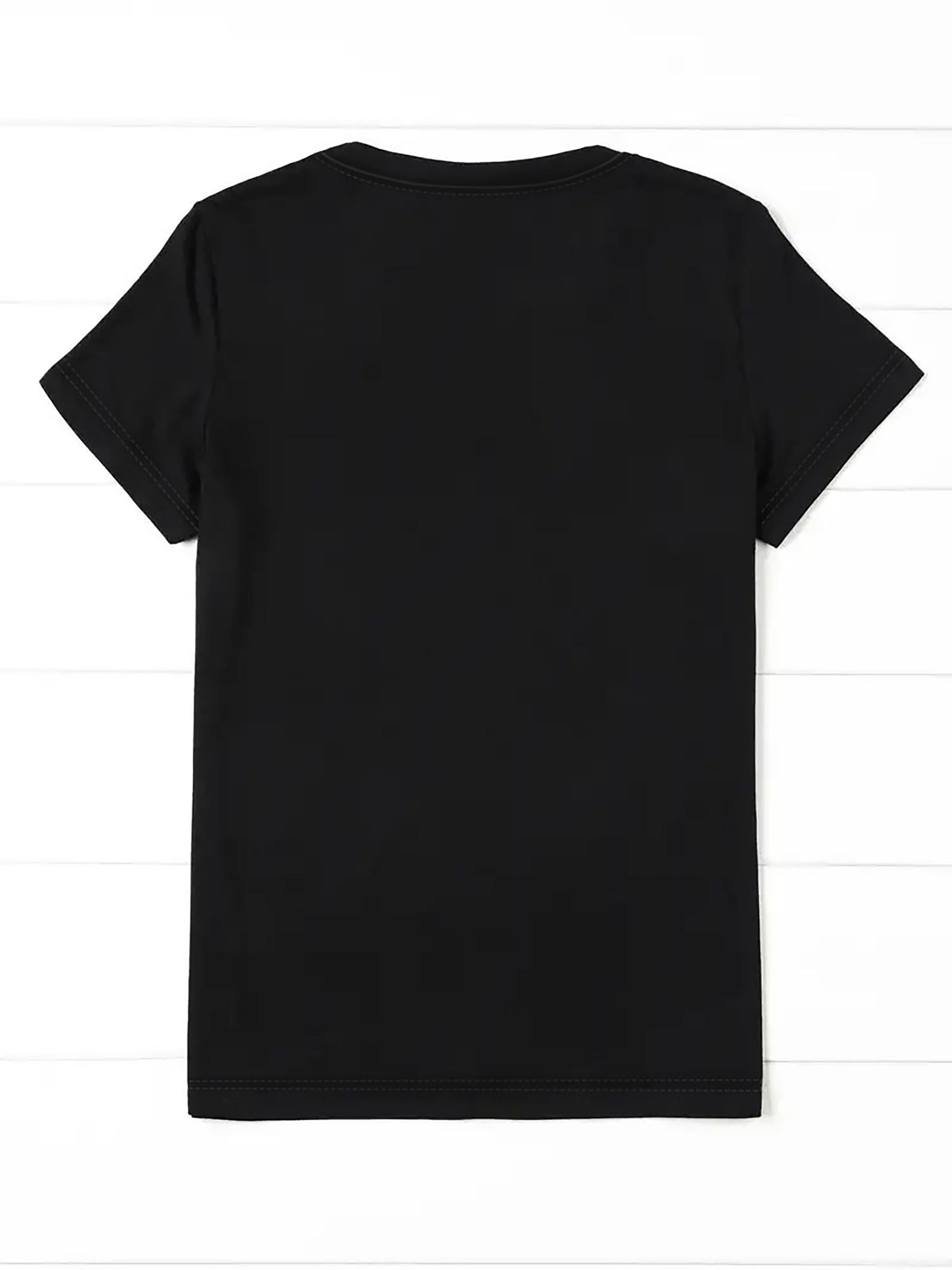 They Not Like us Letter Print Crew Neck T-Shirt, Casual Short Sleeve Top For Spring & Summer, Women's Clothing