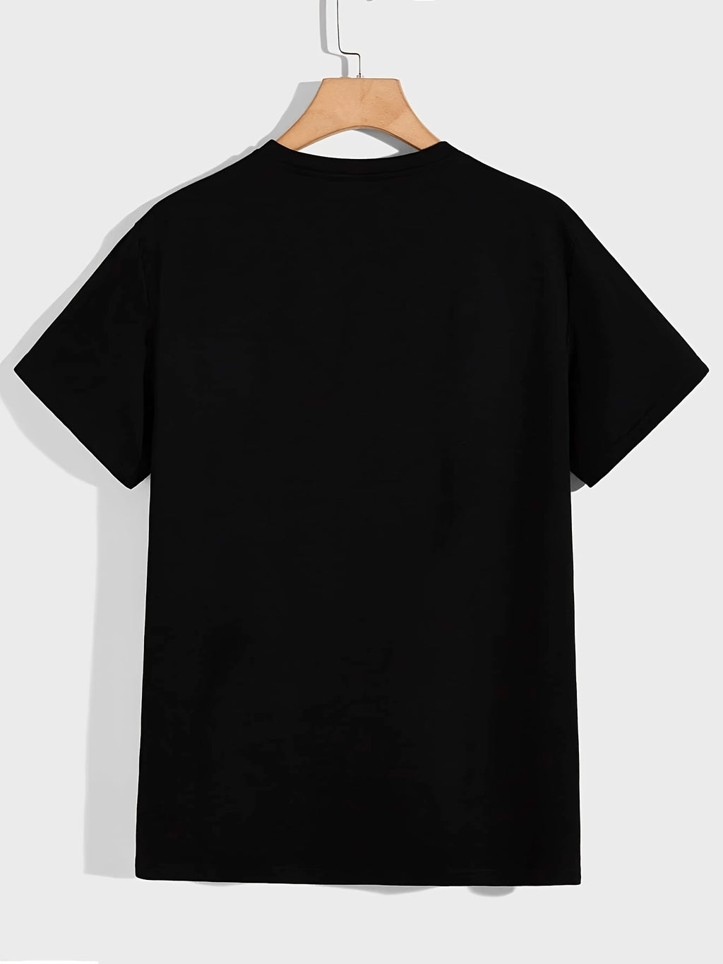 Cartoon Warrior Pattern T-shirt, Men's Casual Stretch Round Neck T-shirt For Spring Summer