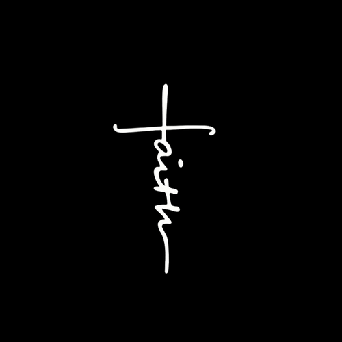 Bring Your Style to Life with The 'Faith' Unique Iron-On Transfer Stickers - Adds a Dash of Handsome Quirkiness to Your Look-- Clothing T-Shirt Mask Jeans Backpack