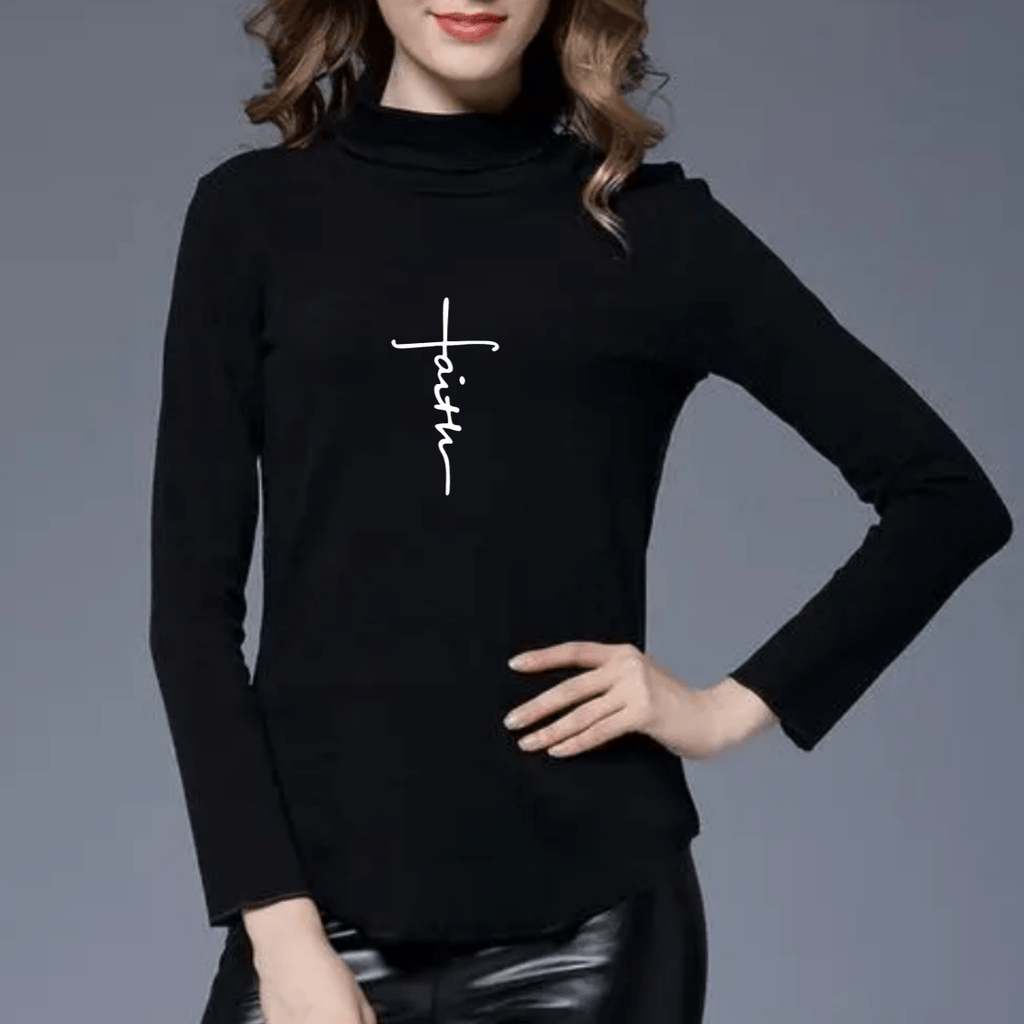 Bring Your Style to Life with The 'Faith' Unique Iron-On Transfer Stickers - Adds a Dash of Handsome Quirkiness to Your Look-- Clothing T-Shirt Mask Jeans Backpack