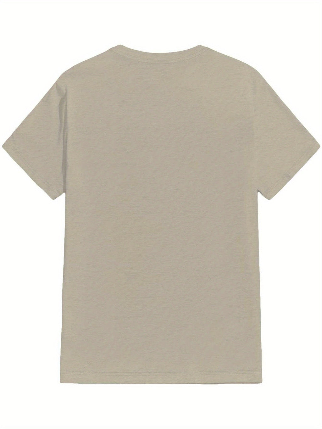 Plus Size Men's Summer T-shirt, Relaxation Serene Fishing Graphic Print Short Sleeve Tees Trend Casual Tops For Daily Life, Big & Tall
