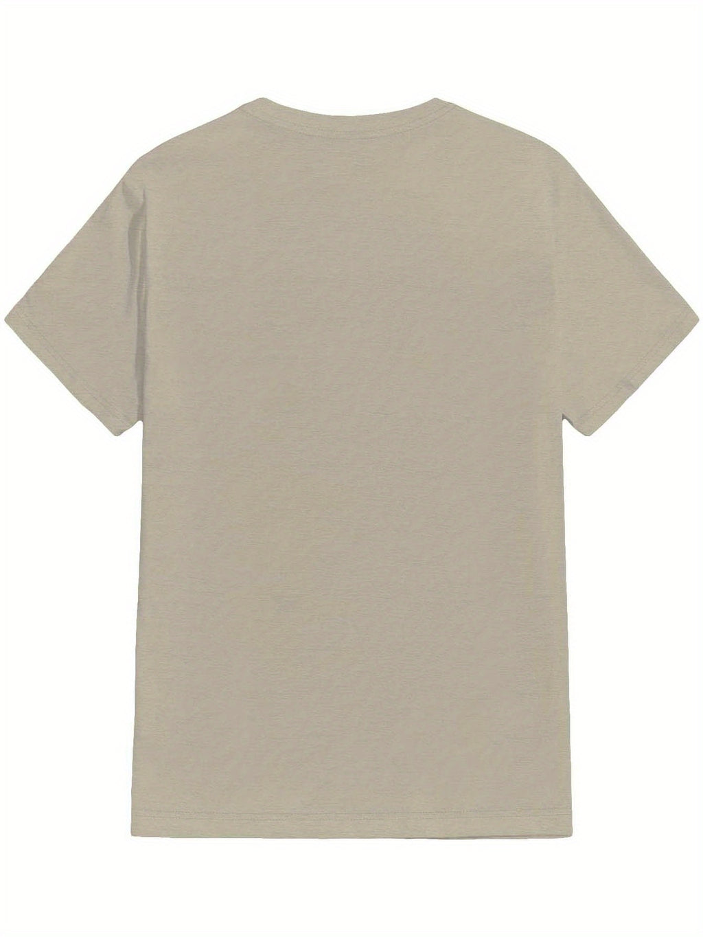 Plus Size Men's Summer T-shirt, Relaxation Serene Fishing Graphic Print Short Sleeve Tees Trend Casual Tops For Daily Life, Big & Tall