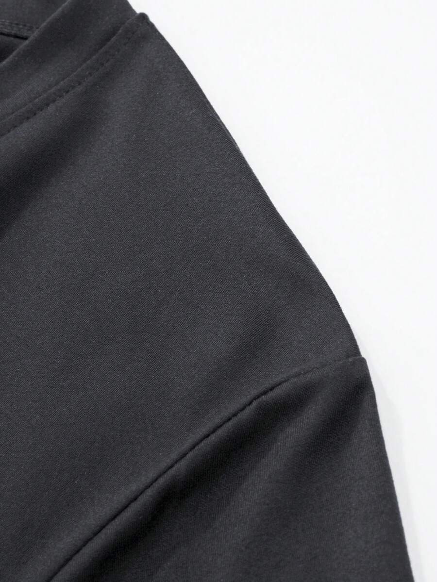 Men's Summer Slogan Print Round Neck Short Sleeve Casual T-Shirt