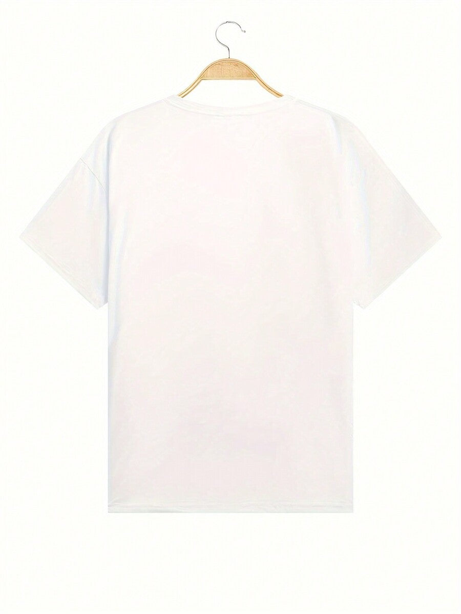 Men's Fashion Duck Print Short Sleeve Casual T-Shirt