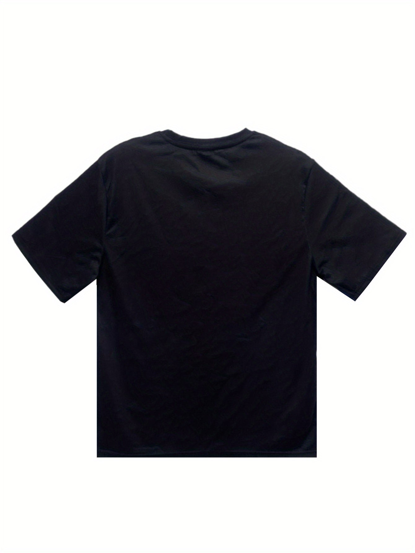 Men'S 3D Printed Christmas Tree Rex T-Shirt for Summer, Casual Round Neck, Short Sleeve Outdoor Wear
