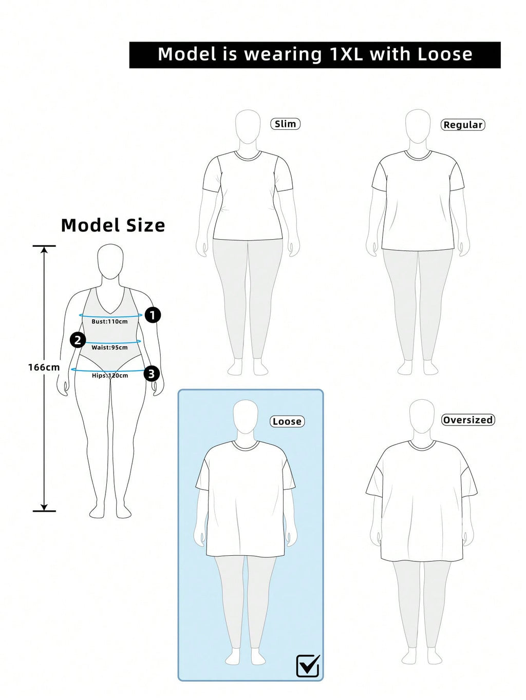 Plus Size Women's Casual Butterfly Print Round Neck Short Sleeve T-Shirt, Summer