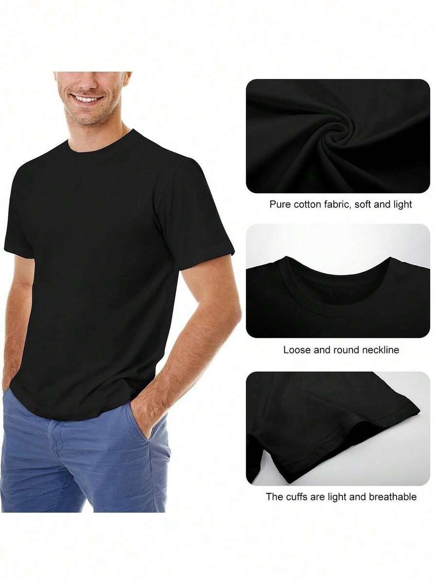 Funny Trailer Travel Men's T-Shirt, Humor Short Sleeve Tee For Men, Men's Top Shirts Vacation Gift For Him, Boyfriend