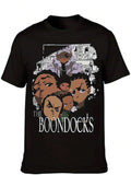The Boondocks - Themed Unisex Funny Round Neck 100% Cotton T - Shirt