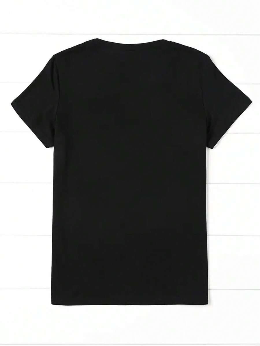 Women's Casual Short Sleeve Round Neck T-Shirt