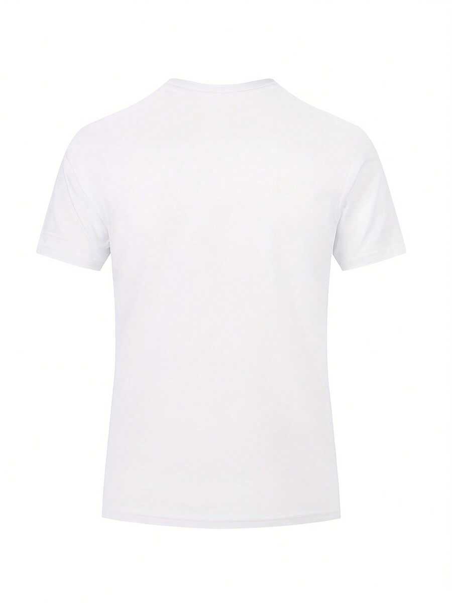 Men's Fashionable Printed Short Sleeve T-Shirt | Exquisite Design | Essential For Summer | Easy To Match, Showcasing Your Style
