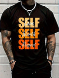 100% Cotton Orange Self-Ish X 3 Orange Color Graphic Orange Vibes Only T-Shirt Women's Men Graphic Tee