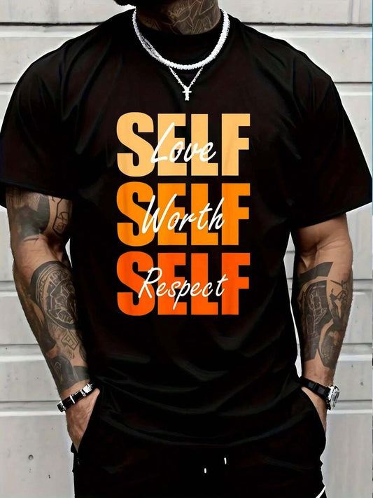 100% Cotton Orange Self-Ish X 3 Orange Color Graphic Orange Vibes Only T-Shirt Women's Men Graphic Tee