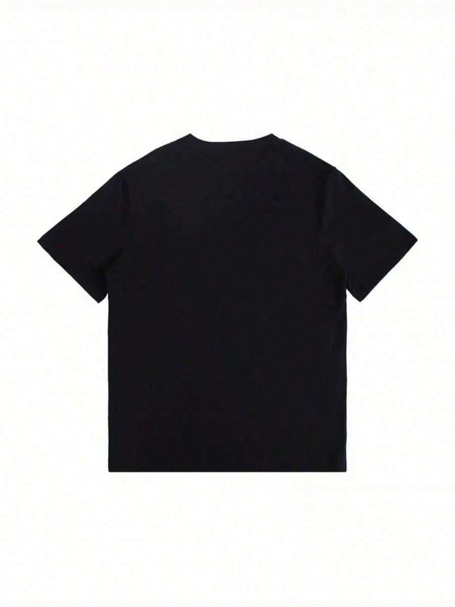 Men Sizes To Choose Short Sleeve Round Neck Summer Style Black T Shirt With Camouflage Rhino And Ecko Unltd Text Men Cotton Black Classic TShirt Men Size S-3XL