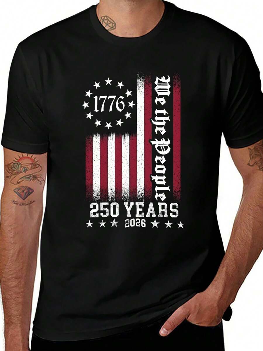 250th America Anniversary Shirt US 250 Years Sweatshirt We The People Shirt Vintage Independence Day Hoodie Patriotic Te_