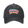 San Antonio Spurs Logo 1989 Vintage Washed Distressed Cotton Dad Hat Baseball Cap Adjustable Unisex Style Headwear