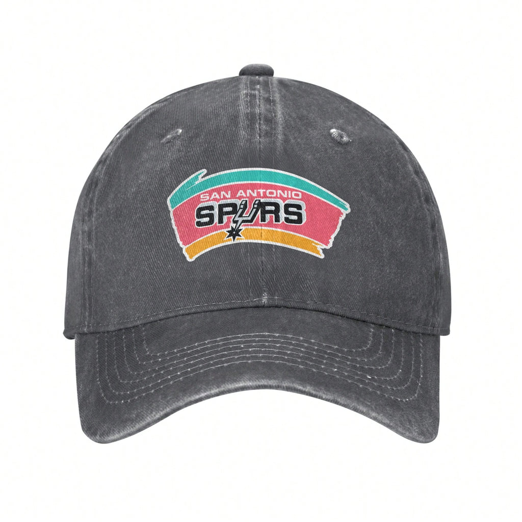 San Antonio Spurs Logo 1989 Vintage Washed Distressed Cotton Dad Hat Baseball Cap Adjustable Unisex Style Headwear