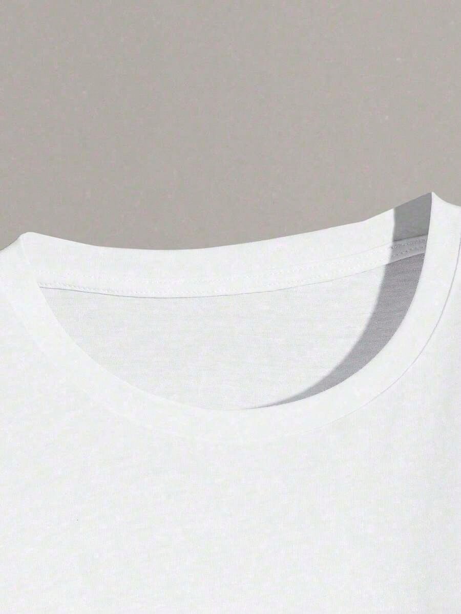 Graphic T-Shirt For Men - Casual White Short Sleeve T-Shirt With Woody And Buzz Print, Loose Fit For Summer And Parties, Round Neck, Comfortable Fabric, Ideal For Event Attendants