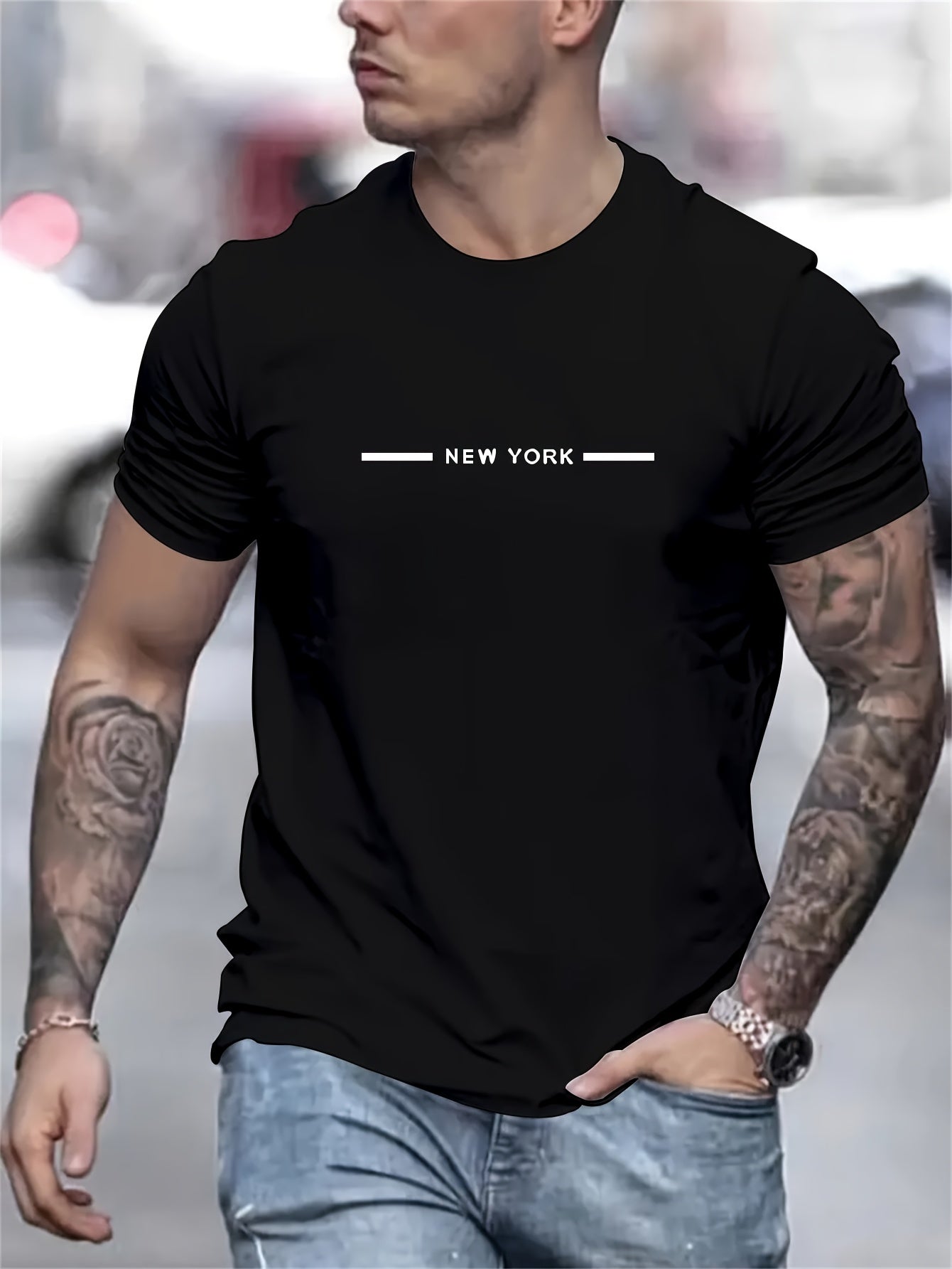 Men's Line Art Dog Print T-Shirt: Poop Scooper Exclusive! Super Cute Hand-Drawn Puppy Sketch, Minimalist Pet Interaction Design – Adorable Paw Print & Leash Graphic Tee