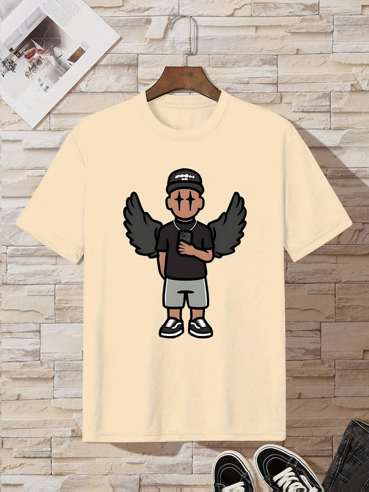 Teen Boys' Casual T-Shirt with Holding a Phone