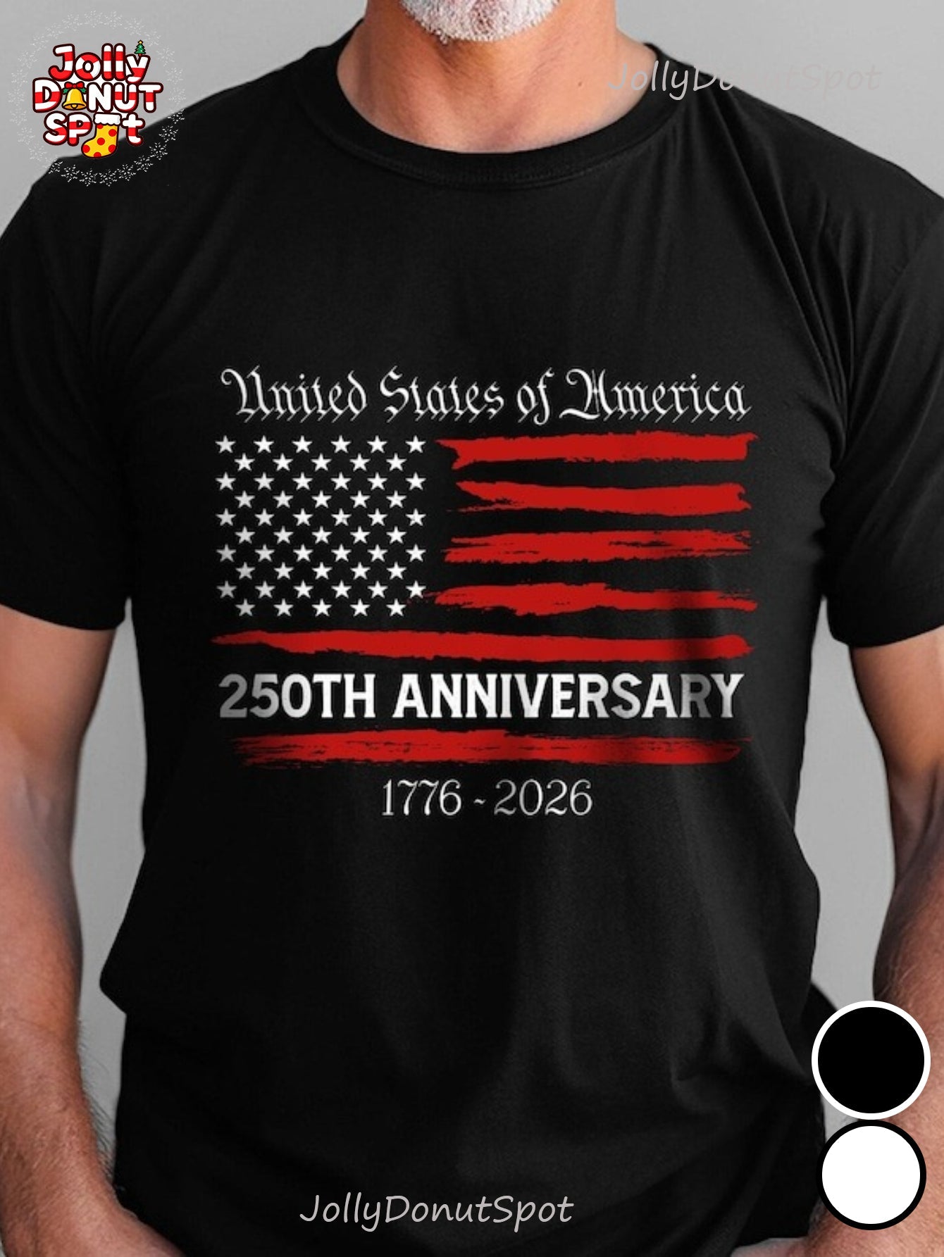 USA 250th Anniversary Shirt, 1776 2026 Patriotic Tee, United States Bicentennial Shirt, American Flag Shirt for Men July 4th Gift, Celebration Costumes, 100% Cotton, Gifts for Family and Friends, Suitable for All Seasons, Comfortable Material