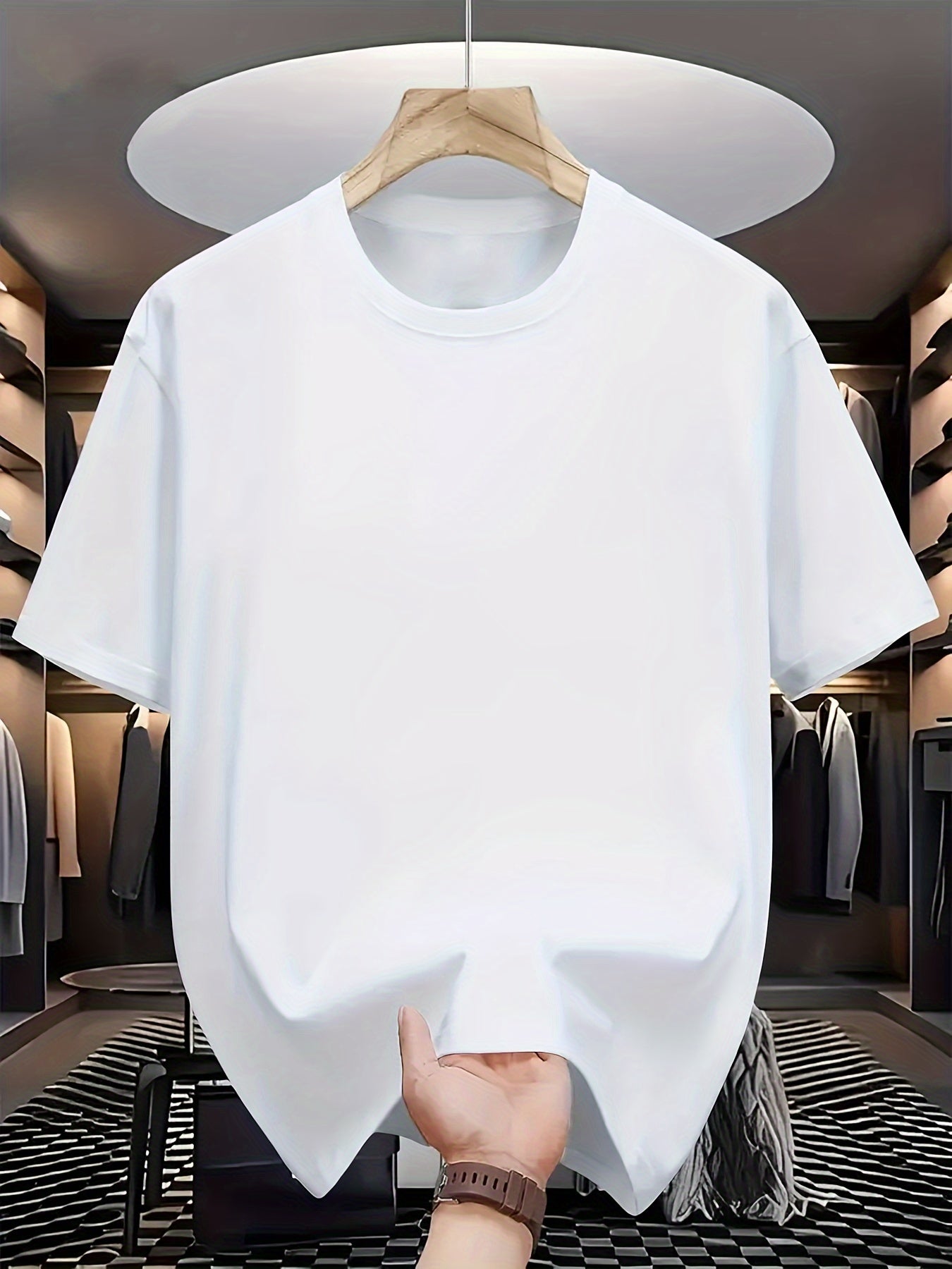 Men'S Trendy BROOKLYN Print Drop Shoulder T-Shirt