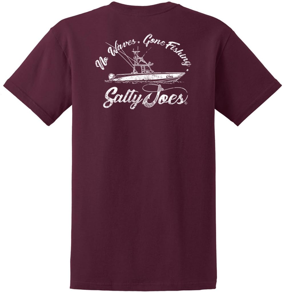 Salty Joes Men's Graphic Logo Heavyweight Cotton T-Shirts in Regular, Big and Tall