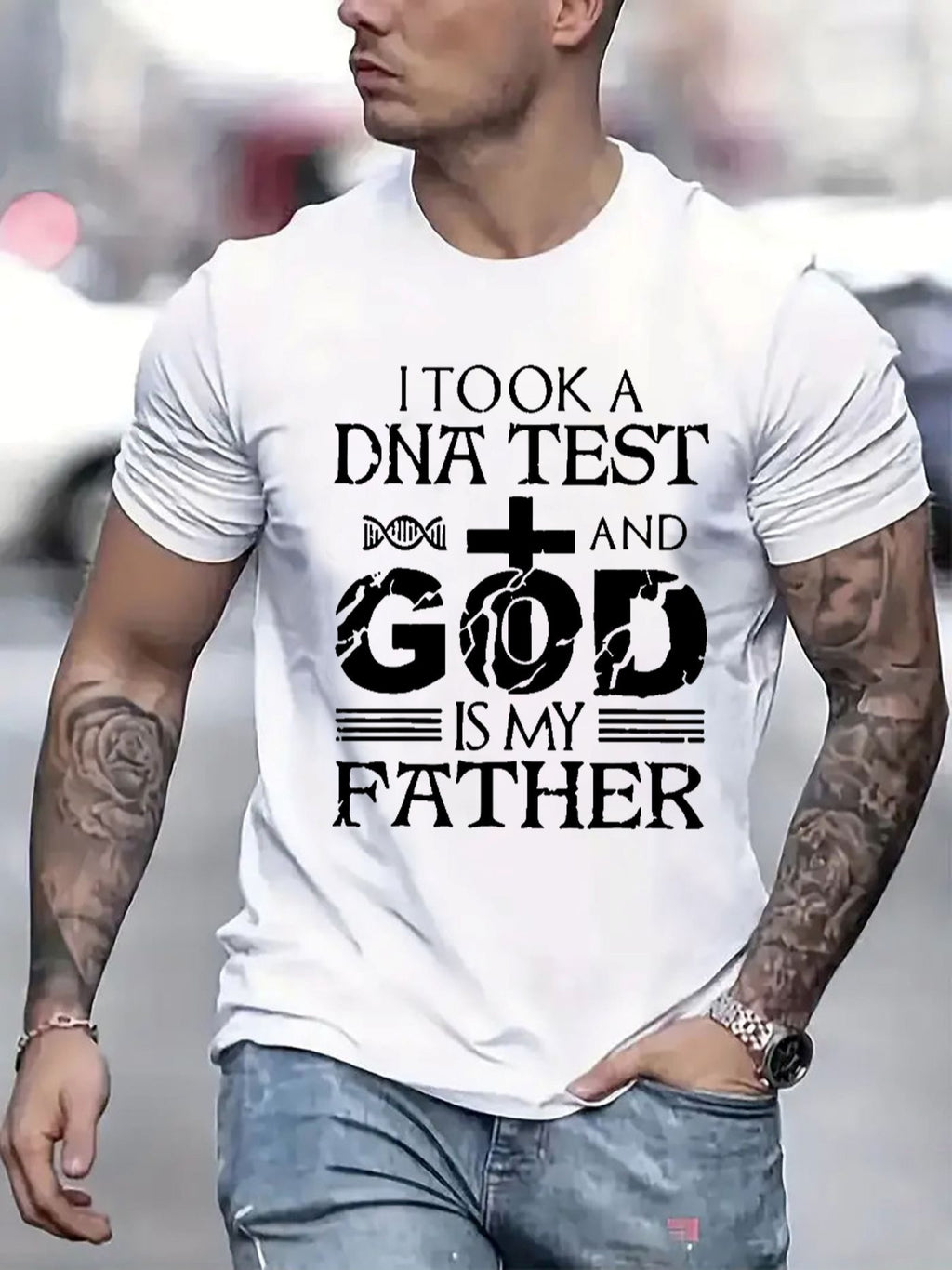 Mens TShirt Comfortable Crew Neck Casual Cotton ShortSleeves Soft Breathable Top Menswear Tshirt Summer Spring Streetwear Cotton Fabric Trendy Letter Print