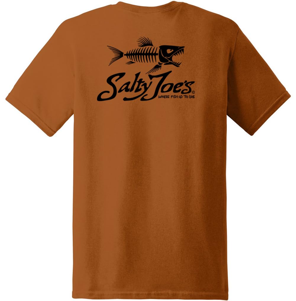 Salty Joes Men's Graphic Logo Heavyweight Cotton T-Shirts in Regular, Big and Tall