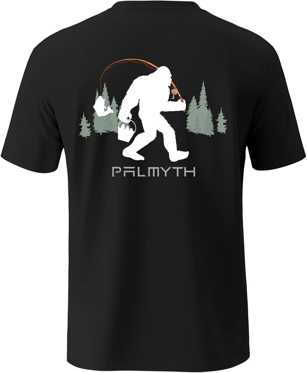 Palmyth Fishing Shirts for Men Sun Protection Shirts Short Sleeve UPF 50+ T-Shirt Tee Quick Dry