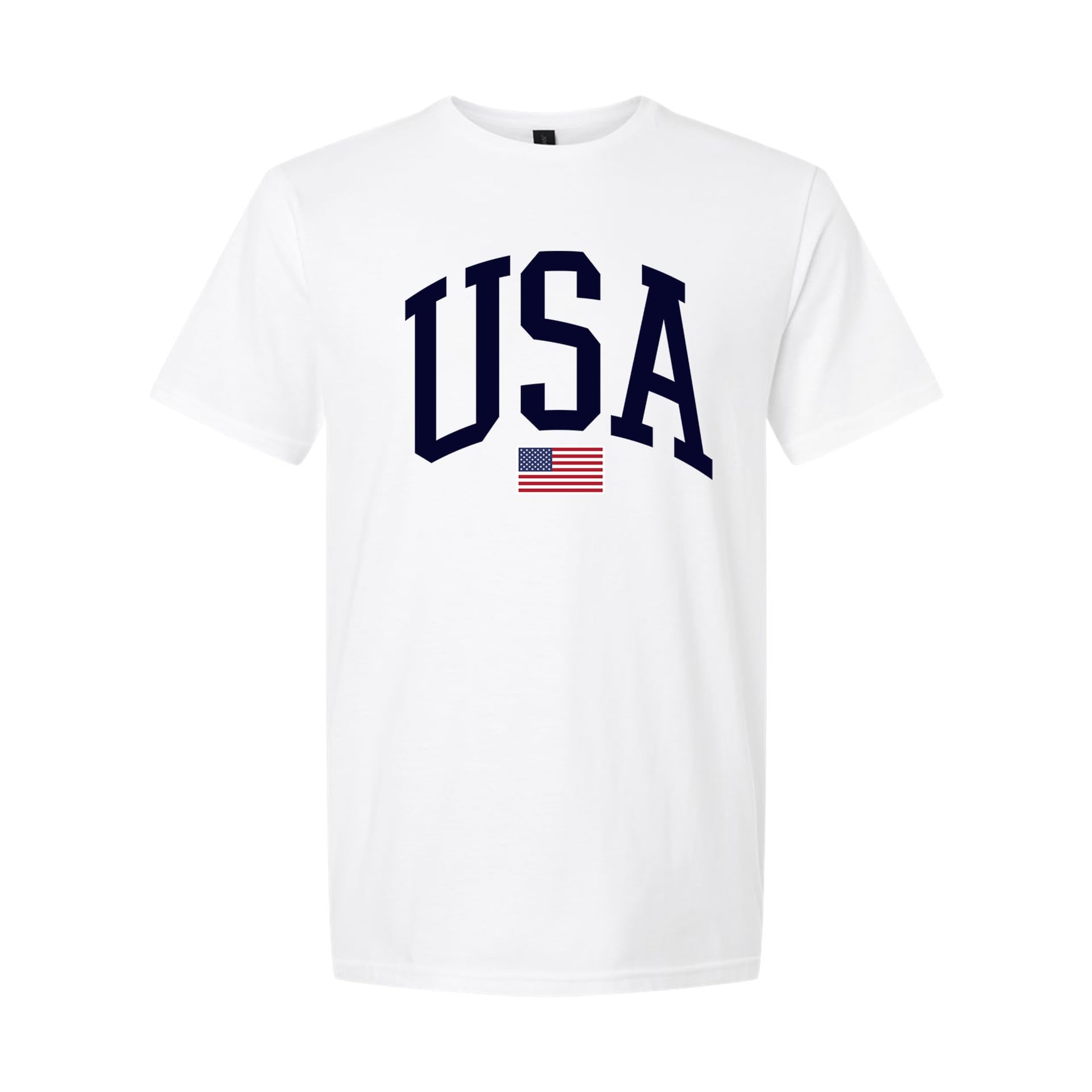 USA Graphic T-Shirt for Men & Women – 4th of July Patriotic American Flag Tee – Soft Cotton Casual Shirt