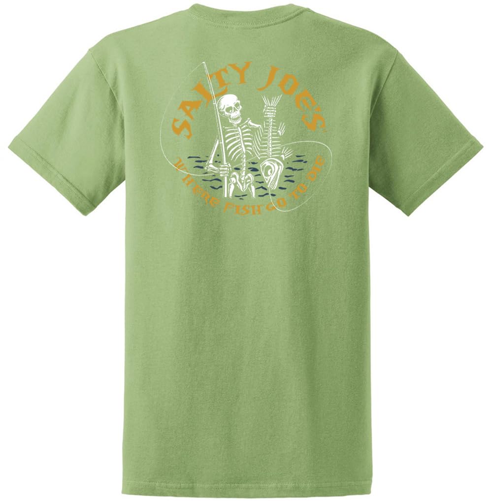 Salty Joes Men's Graphic Logo Heavyweight Cotton T-Shirts in Regular, Big and Tall