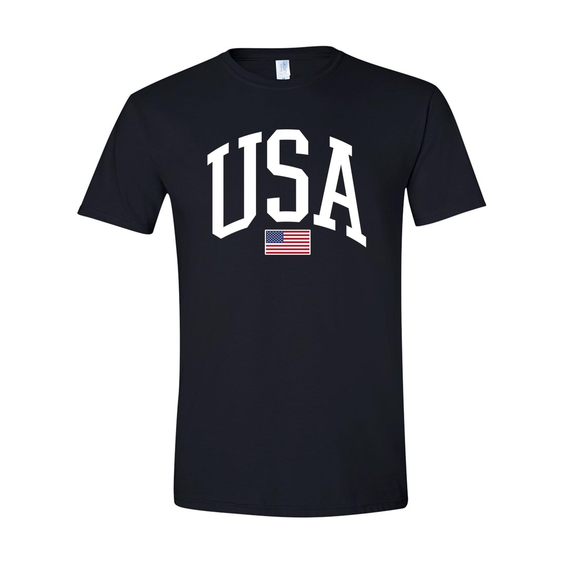 USA Graphic T-Shirt for Men & Women – 4th of July Patriotic American Flag Tee – Soft Cotton Casual Shirt