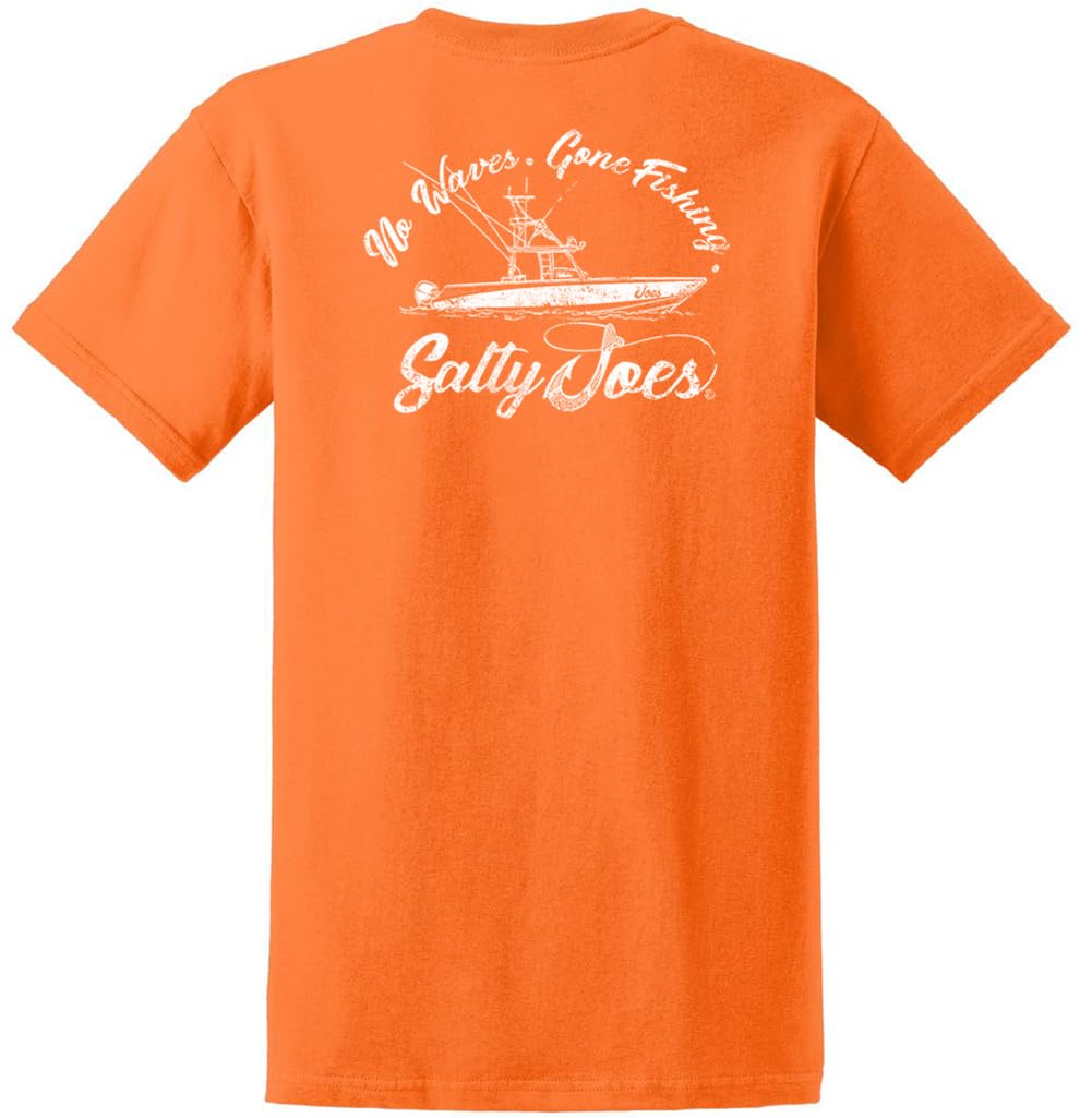 Salty Joes Men's Graphic Logo Heavyweight Cotton T-Shirts in Regular, Big and Tall