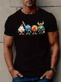 LET S ALL GO to THE DUNGEON Men's Short Sleeve T-shirt Summer T-shirt Top
