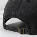 Cartoon Panda Print Baseball Cap, Washed Distressed Classic Flat Brim Hat, Soft Top Comfortable Moisture-Wicking Breathable Cap