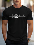Men's Planet Print Drop Shoulder T-shirt