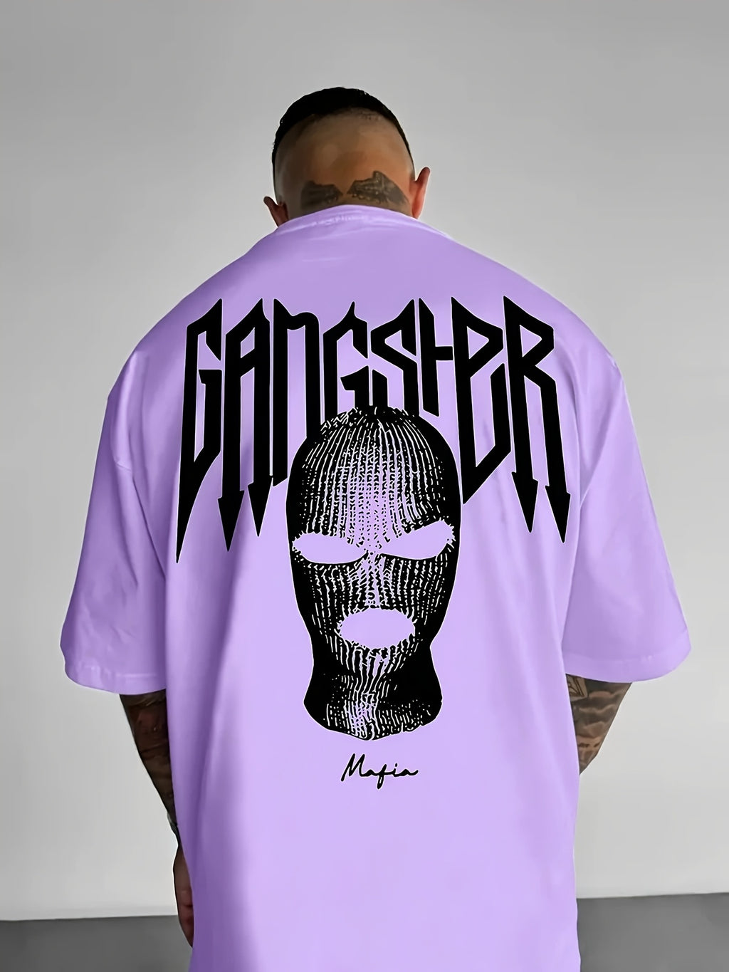 Men's Street Style Crew Neck T-Shirt with Bold 3D Geometric Print - Polyester Knit Fabric, Loose Fit & Slight Stretch for All-Season Comfort, Machine Washable Urban Fashion Top, Casual Streetwear, Streetwear Aesthetic, Knit Fabric Tee