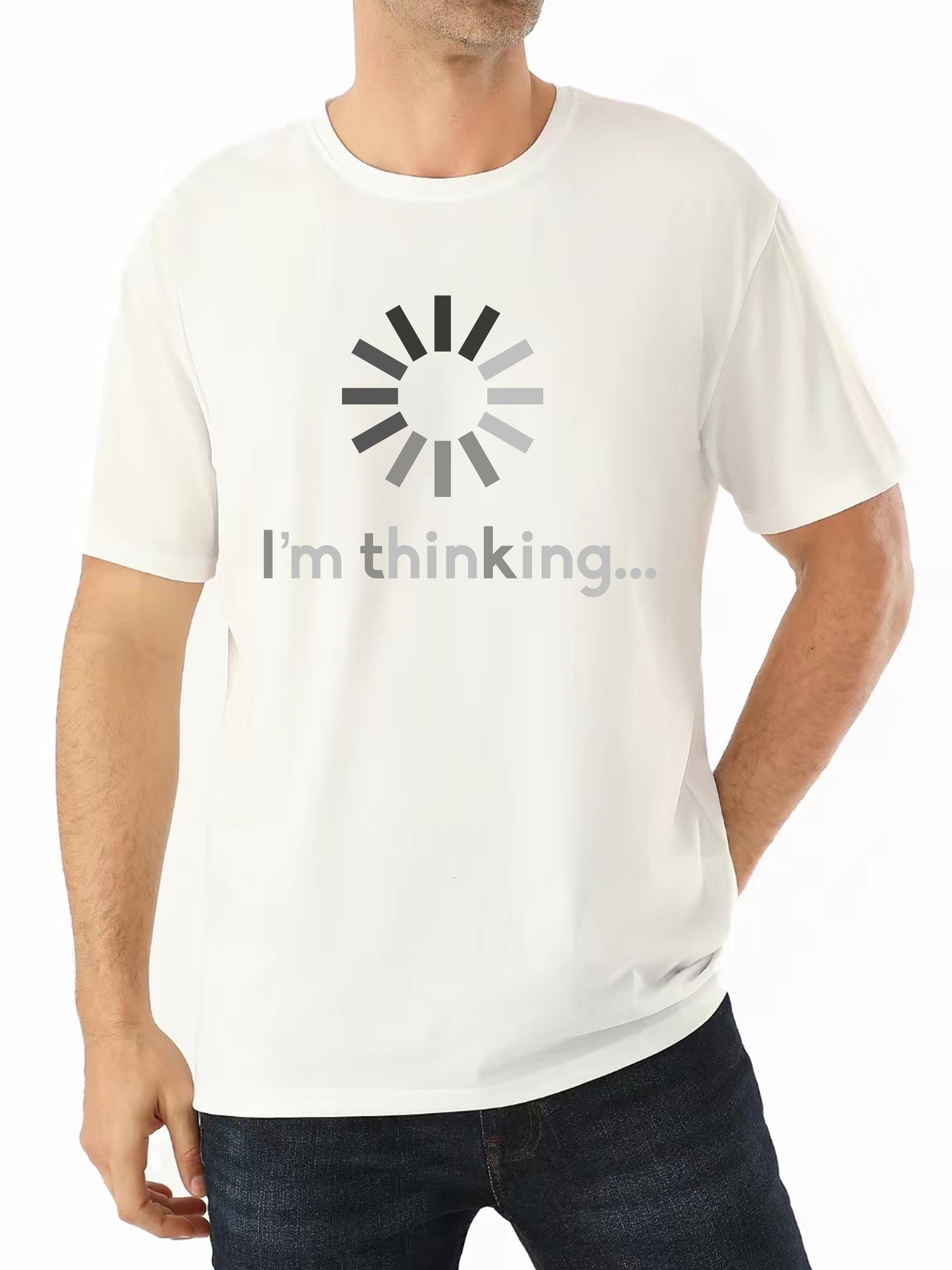 Loading... Thinking Men's Trendy Short-Sleeve T-Shirt