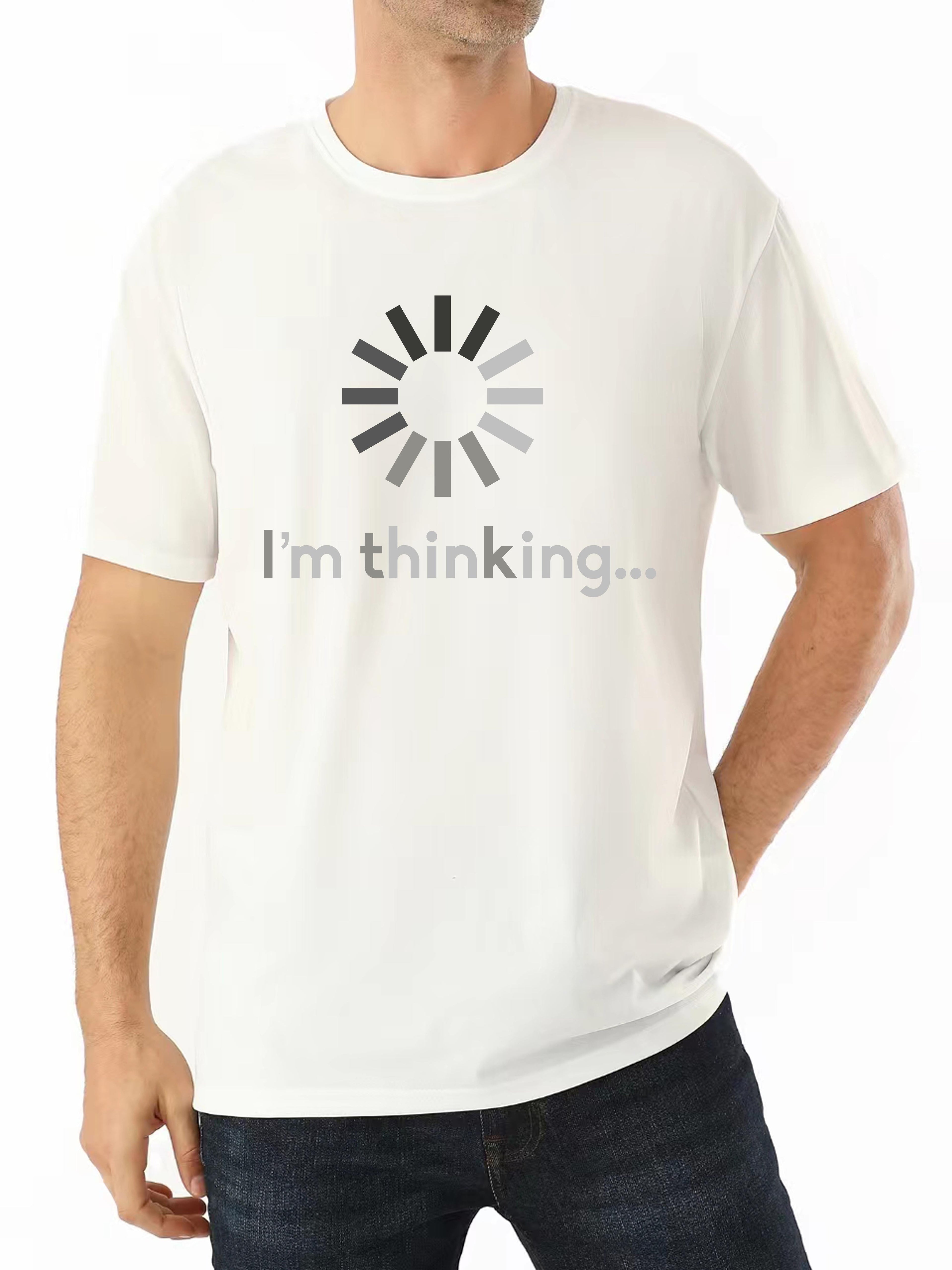 Loading... Thinking Men's Trendy Short-Sleeve T-Shirt