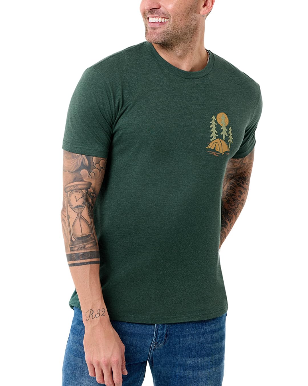 INTO THE AM Men's Graphic T-Shirts S - 4XL Premium Short Sleeve Tees Cool Nature Designs