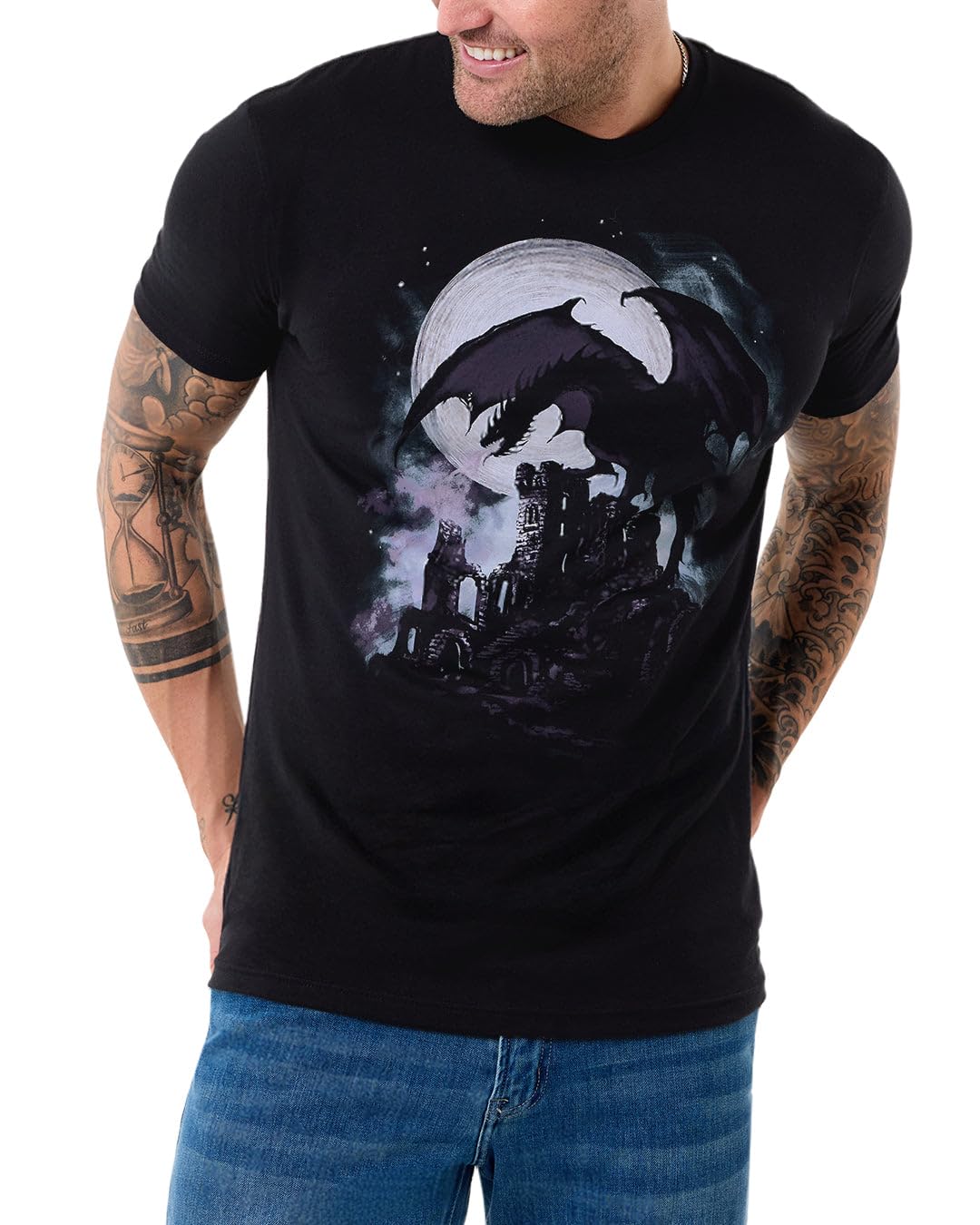 INTO THE AM Cool Graphic T-Shirts for Men S - 4XL Premium Quality Unique Graphic Art Tees