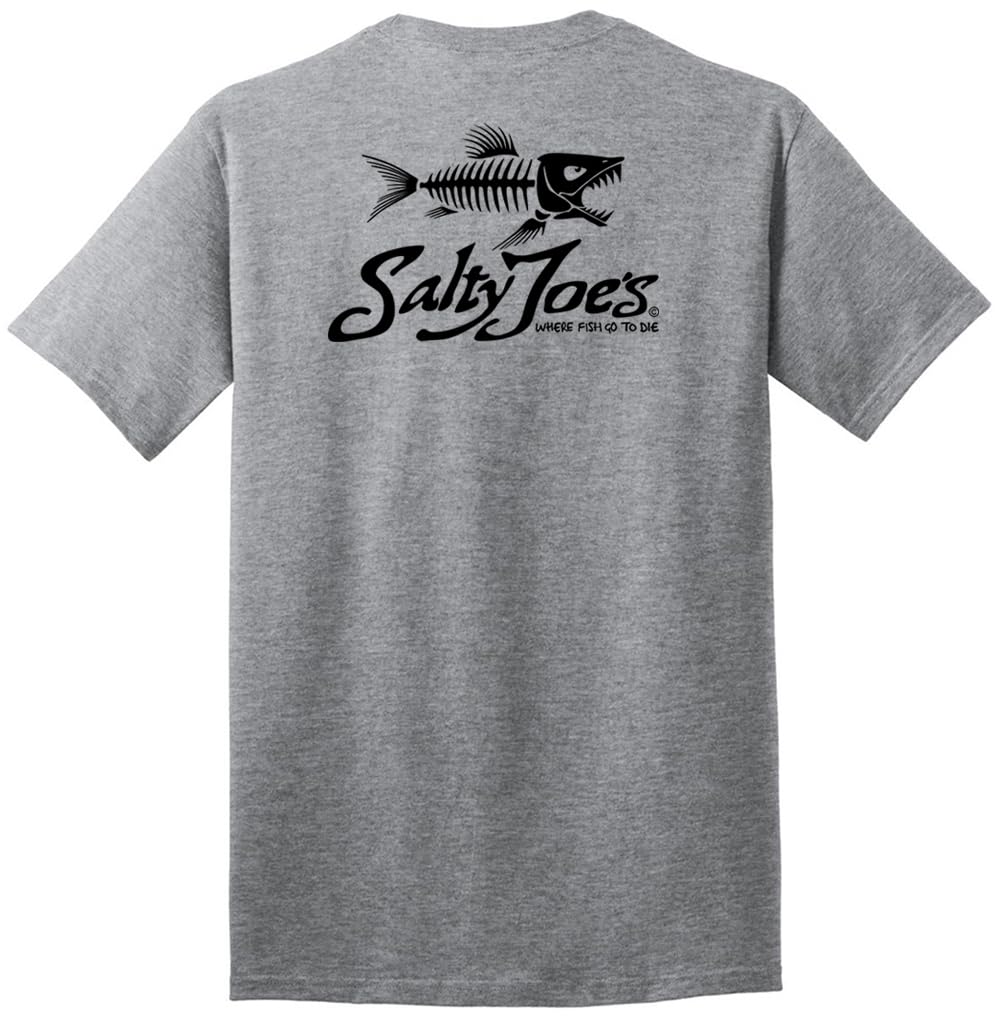Salty Joes Men's Graphic Logo Heavyweight Cotton T-Shirts in Regular, Big and Tall