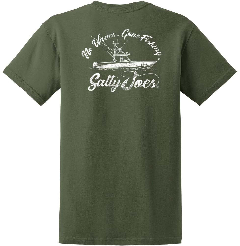 Salty Joes Men's Graphic Logo Heavyweight Cotton T-Shirts in Regular, Big and Tall
