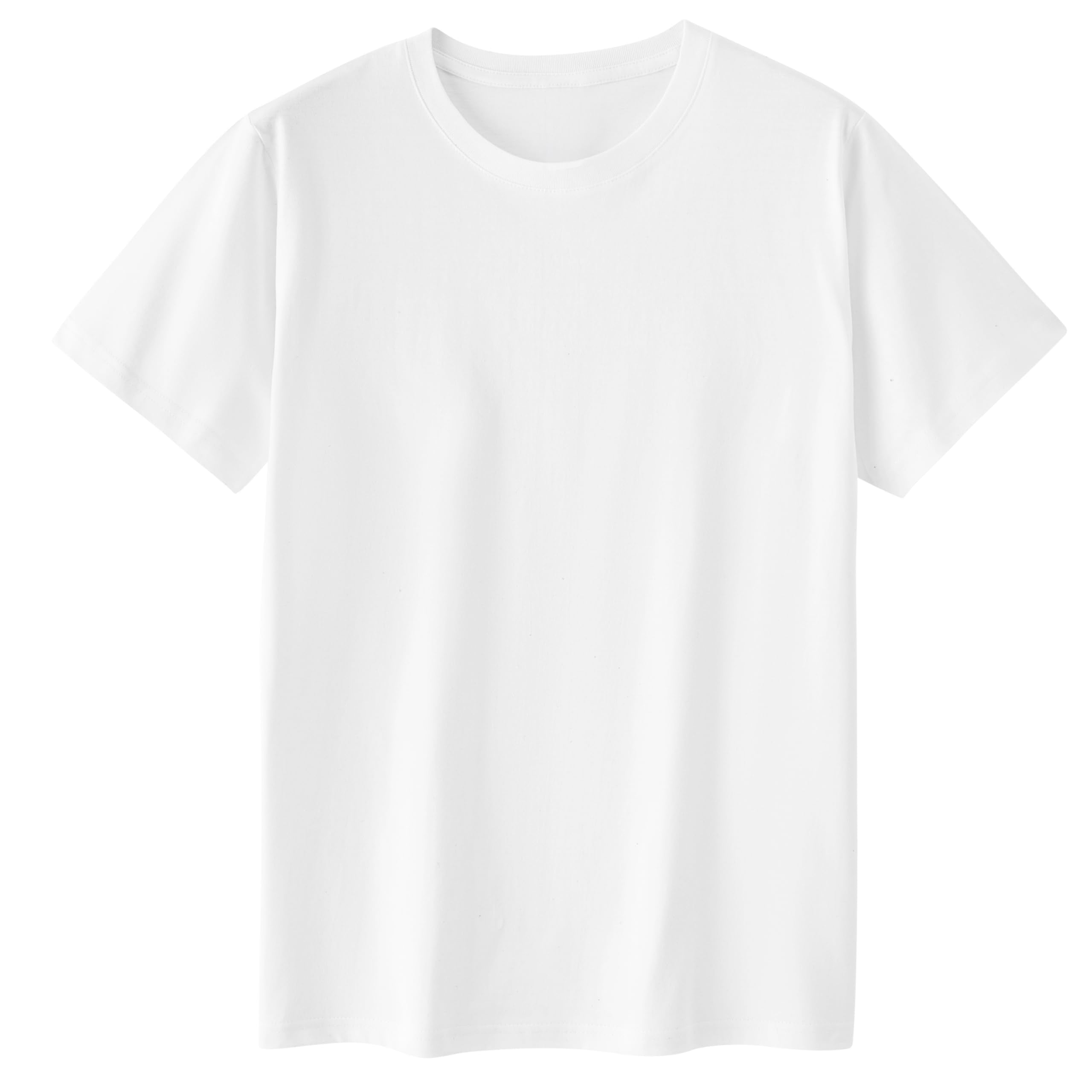 Cotton T Shirt for Men/Women Short Sleeve Crewneck Summer Tops Loose Fit Unisex Basic Tees