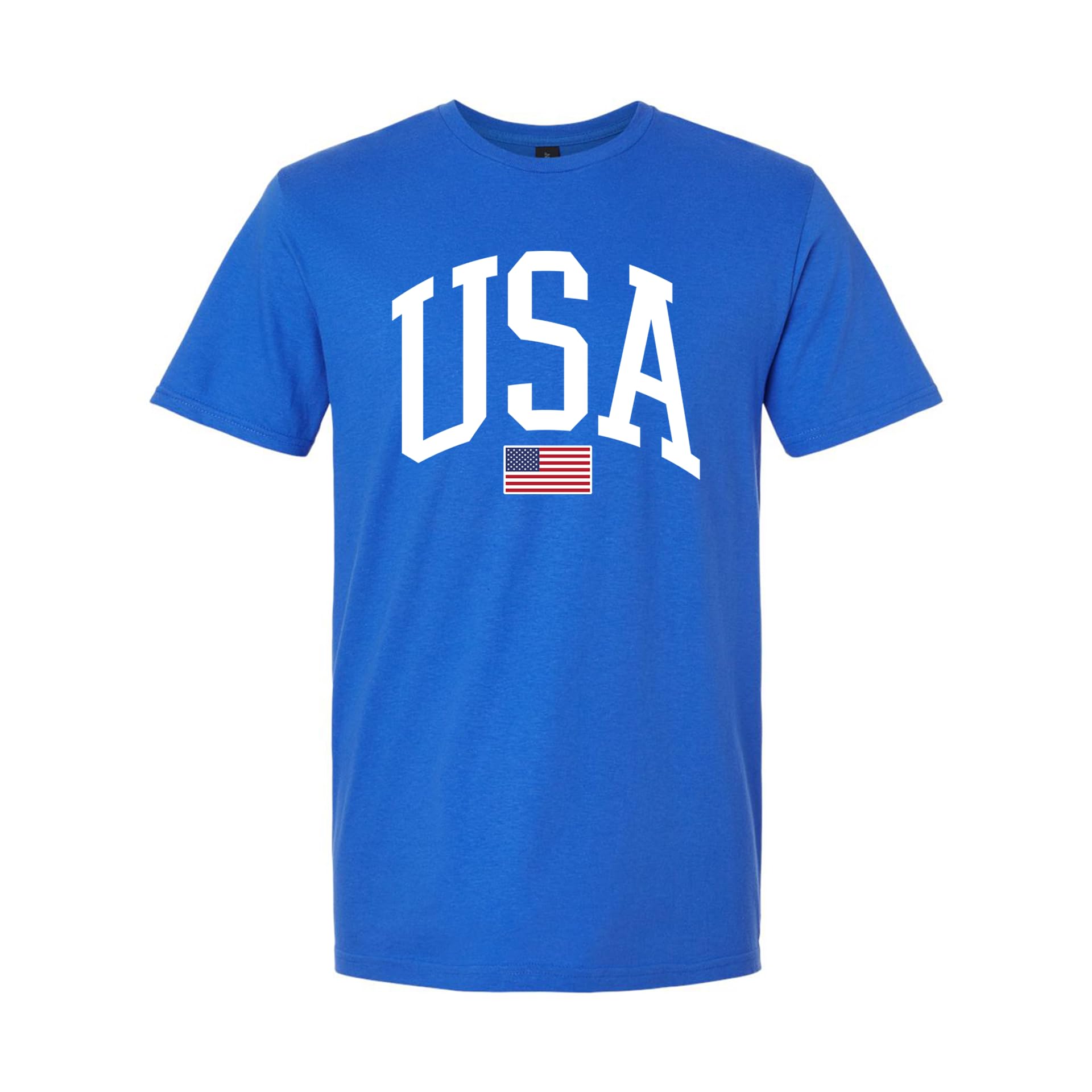 USA Graphic T-Shirt for Men & Women – 4th of July Patriotic American Flag Tee – Soft Cotton Casual Shirt