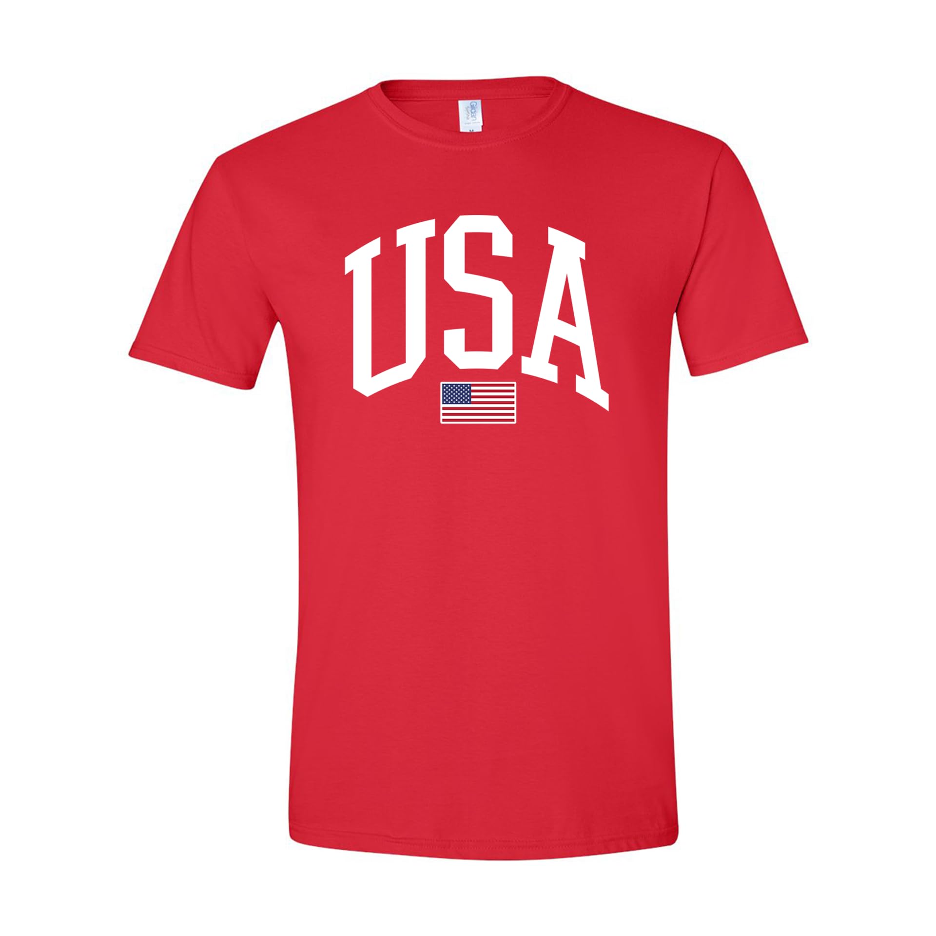 USA Graphic T-Shirt for Men & Women – 4th of July Patriotic American Flag Tee – Soft Cotton Casual Shirt