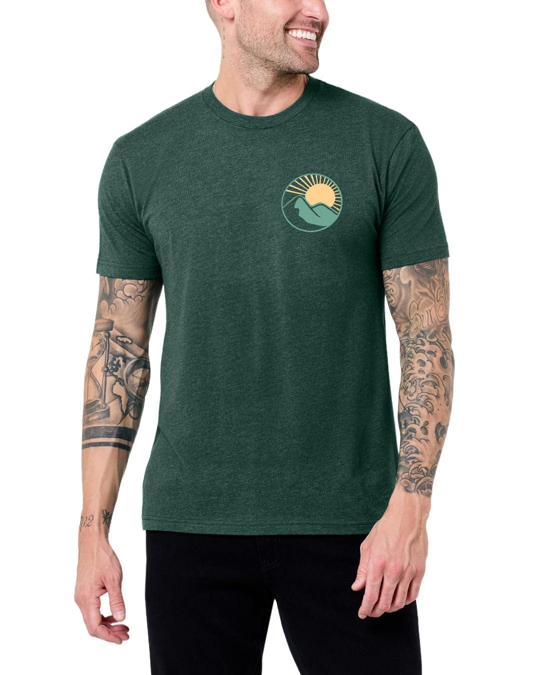 INTO THE AM Men's Graphic T-Shirts S - 4XL Premium Short Sleeve Tees Cool Nature Designs